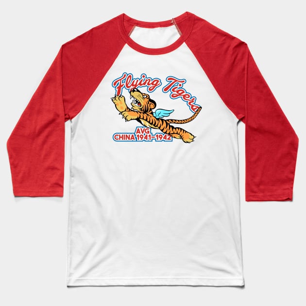 Flying Tigers Baseball T-Shirt by MBK